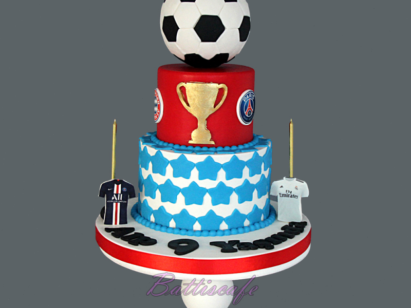Futbol Temalı Doğum günü Pastası