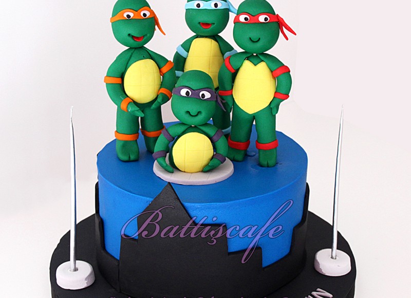 Ninja Kaplumbağalar Pastası