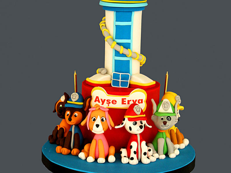 Paw Patrol pastası