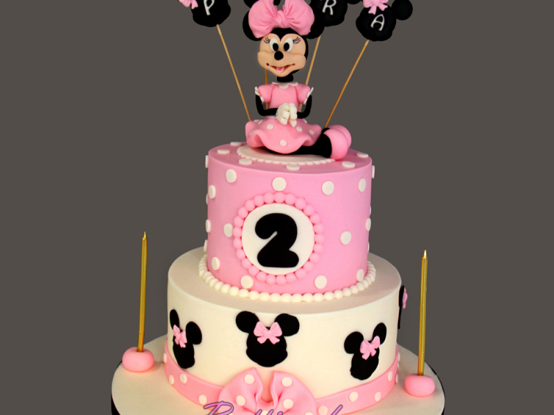 Minnie Mause 2 Yaş Pastası