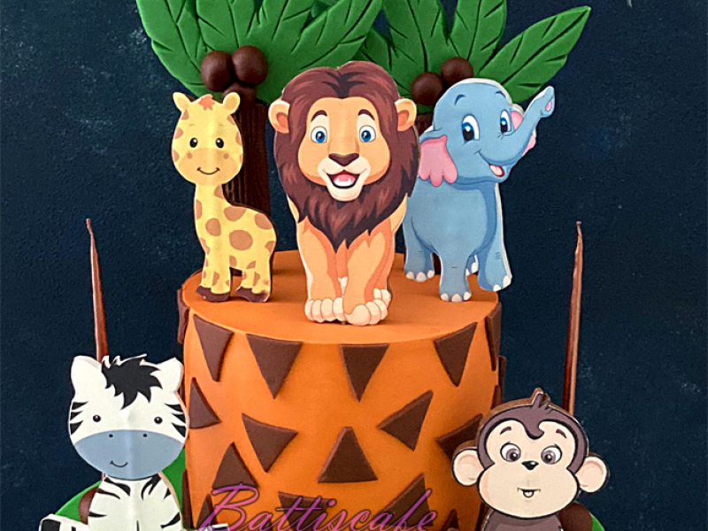 Safari Doğum günü Pastası