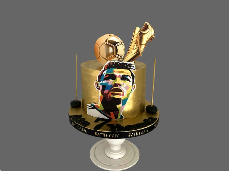 Ronaldo Temalı Doğum günü Pastası