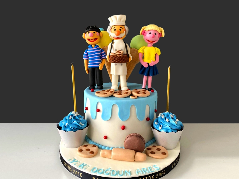 Muffin Man Doğum günü Pastası