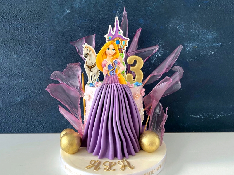 Rapunzel Doğum günü Pastası