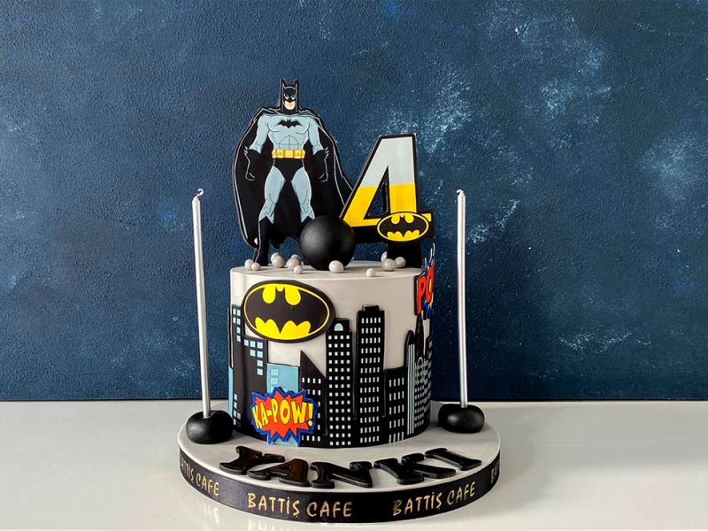 BATMAN TEMALI DOĞUM GÜNÜ PASTASI