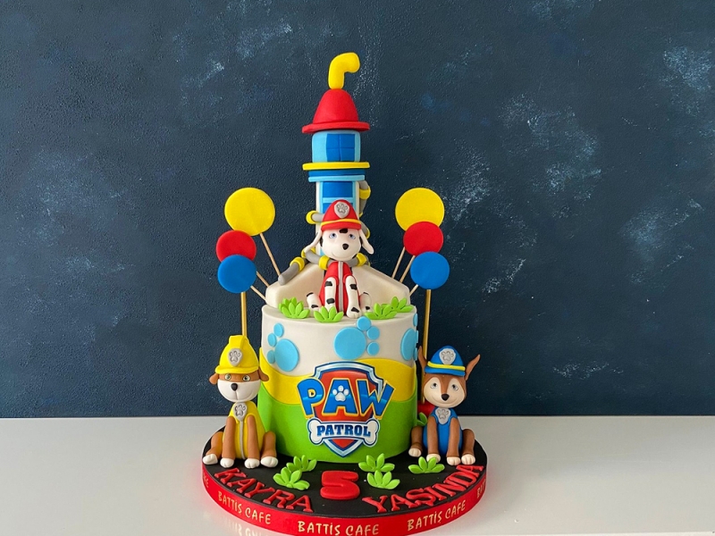 Paw Patrol Doğum günü Pastası