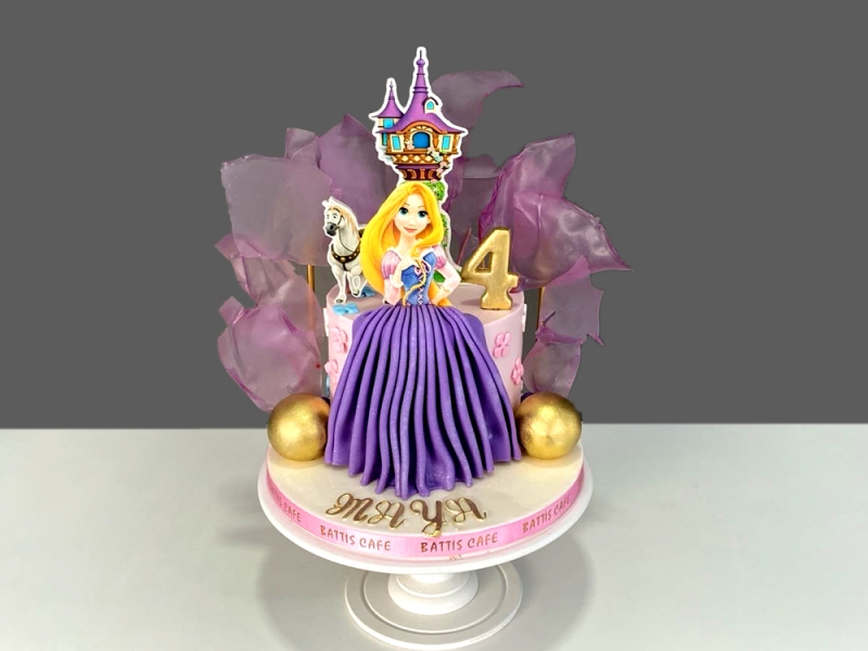 Rapunzel Doğum günü Pastası