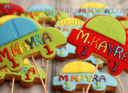 Araba şeklinde Kurabiyeler