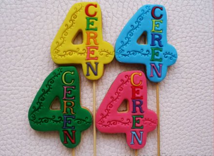 Doğum Günü Kurabiyeleri 'ceren'