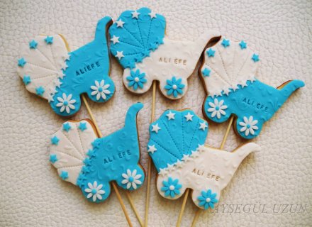 Baby Shower Kurabiyeleri Ali Efe