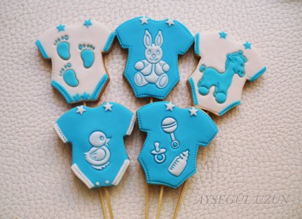 Baby Shower Kurabiyeleri Ali Efe