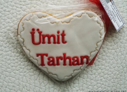 Eşe Doğum Günü Kurabiyeleri 'senem&ümit'