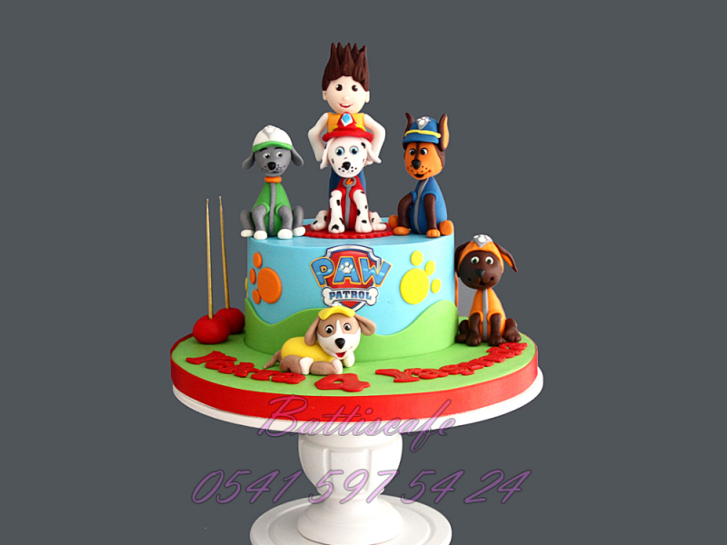 Paw Patrol Doğum günü Pastası