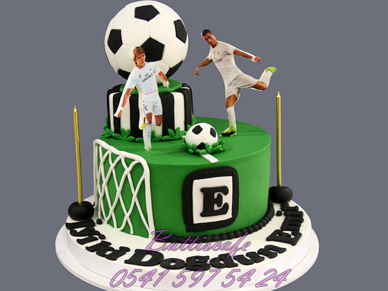 Futbol Temalı Pasta