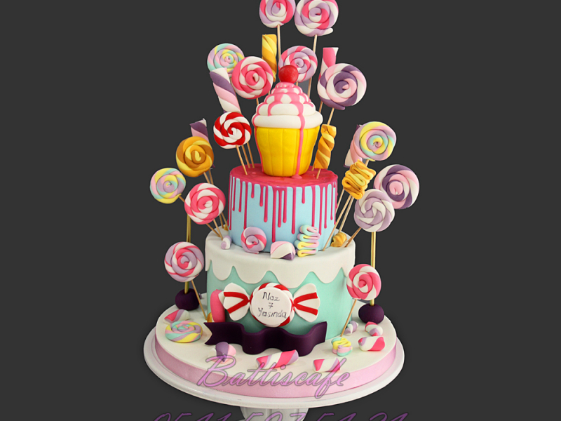 Cup cake Şekerli Pasta
