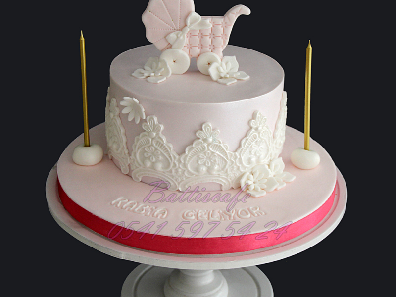 Baby Shower Kız Pastası