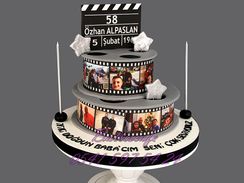 Film Şeritli Pasta