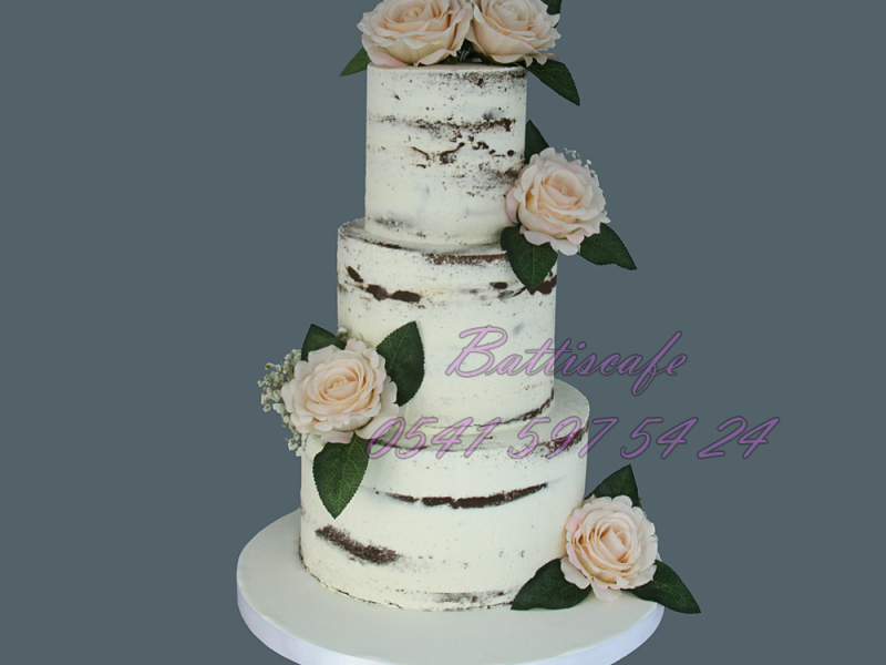 naked cake Söz Nişan Pastası